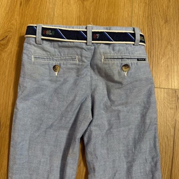 Polo by Ralph Lauren Chambray Cotton Light Blue Pants Boys Size 4T - Picture 4 of 6